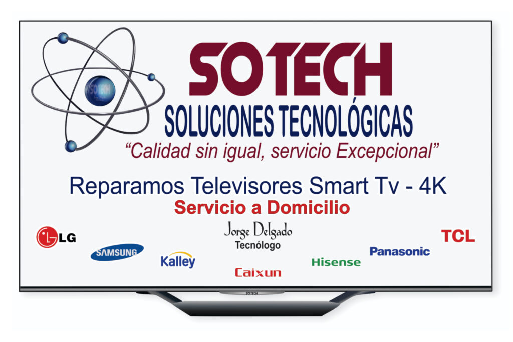 Reparación de Televisores Smar Tv - 4K. Servicio a Domicilio Floridablanca, Bucaramanga, Girón y Piedecuesta.