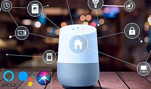 Ilustración sobre el concepto de asistentes virtuales y su aplicación tecnológica — reparamostvs.com