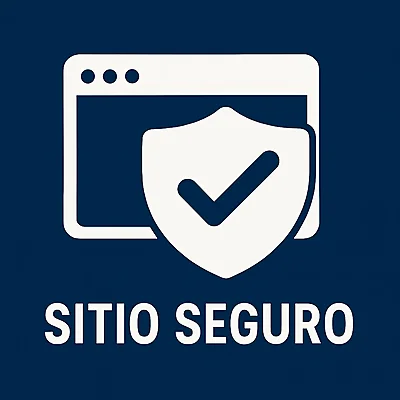 Ícono de candado azul que representa sitio web seguro y confiable en ReparamosTVs.com