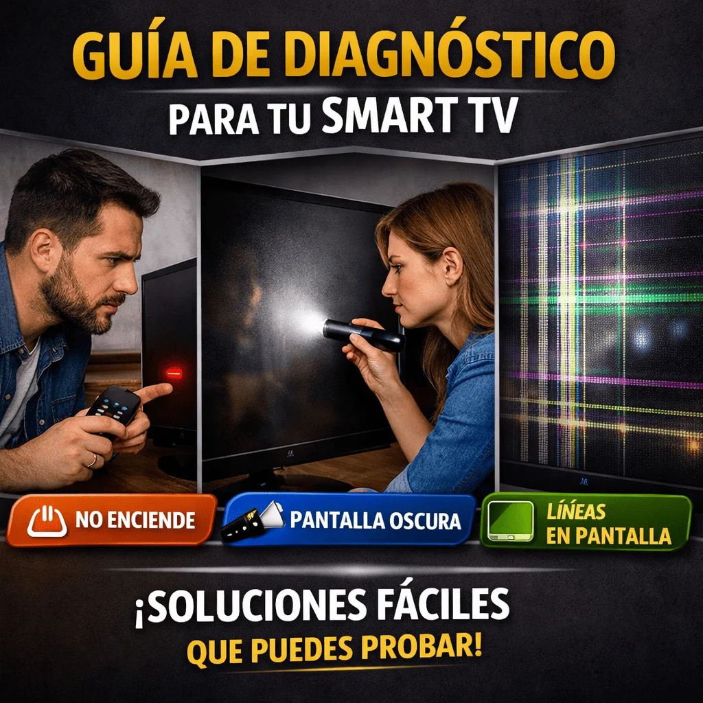 Portada del artículo: lo que puedes revisar en tu Smart TV antes de pedir reparación.