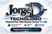 Técnico especializado de ReparamosTVs.com realizando reparación profesional de Smart TV a domicilio en Bucaramanga y Floridablanca.